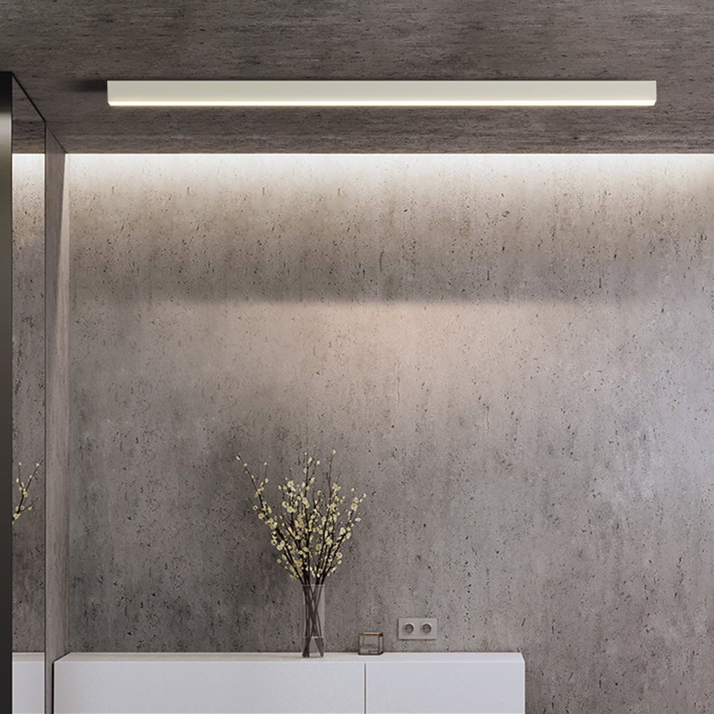 Minimalist LED Strip Ceiling Light with Remote Control & Dimming