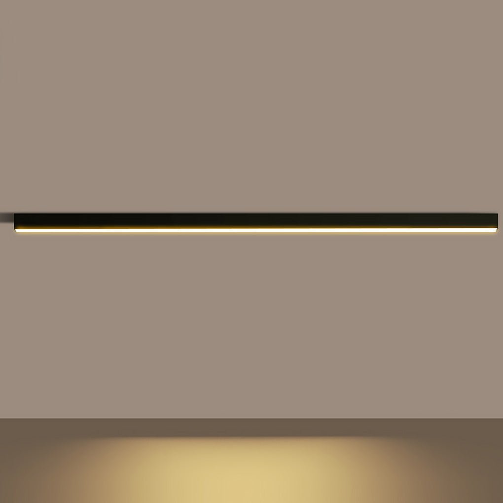 Modern LED Strip Ceiling Light with Remote Control & Stepless Dimming