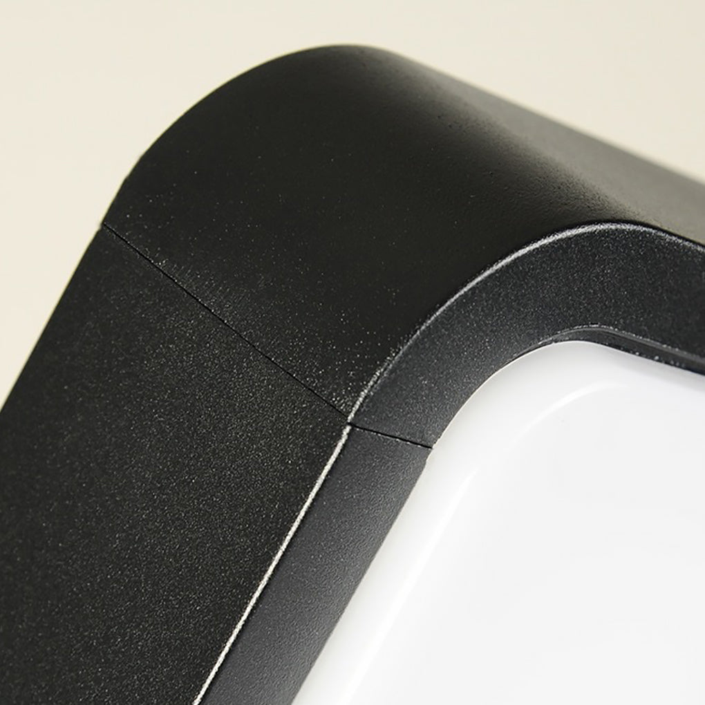 Modern Matte Black Dual-Light COB LED Path Light | Aluminum