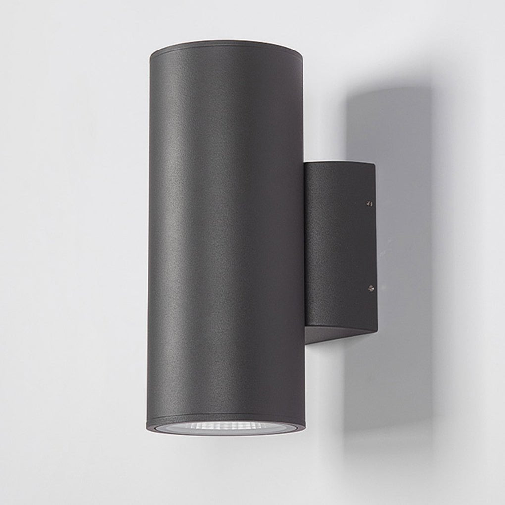 Modern Bi-Directional LED Outdoor Wall Light – Aluminum & Glass