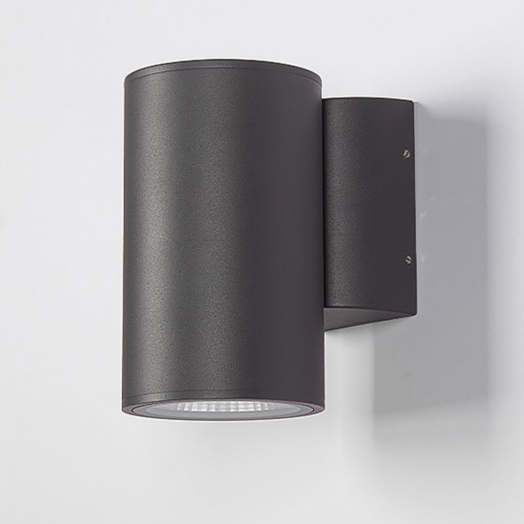 Modern Bi-Directional LED Outdoor Wall Light – Aluminum & Glass