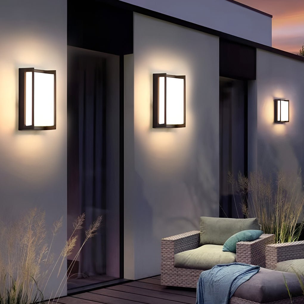Modern Waterproof LED Outdoor Wall Light - Aluminum Alloy Sconce