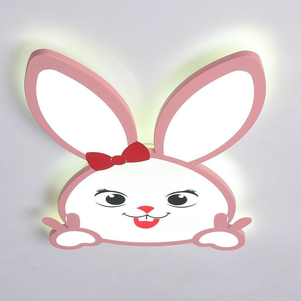 Bunny LED Flush Mount Ceiling Light for Baby Kids Room