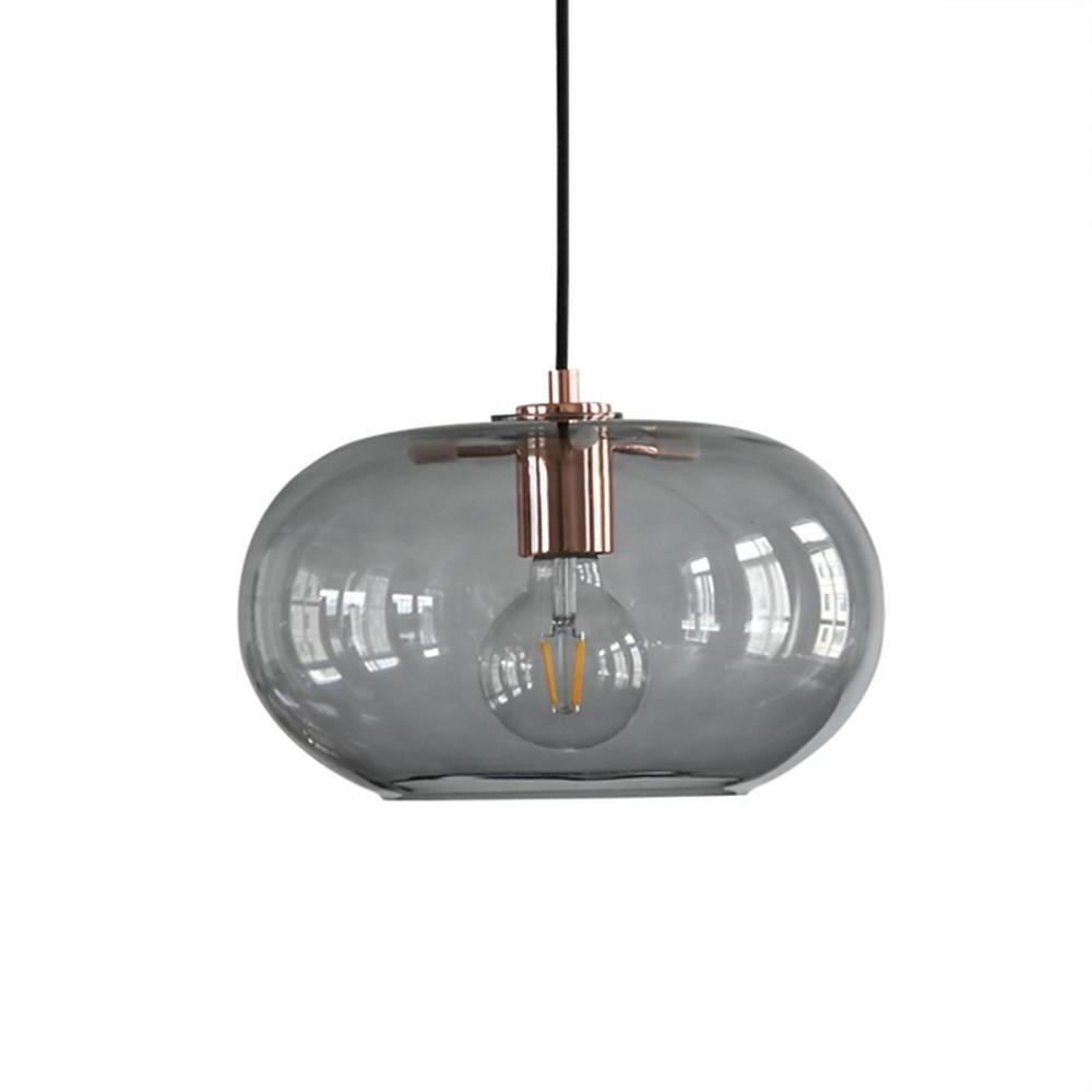 Electroplated Glass Pendant Light | Art Deco Ambient Lighting