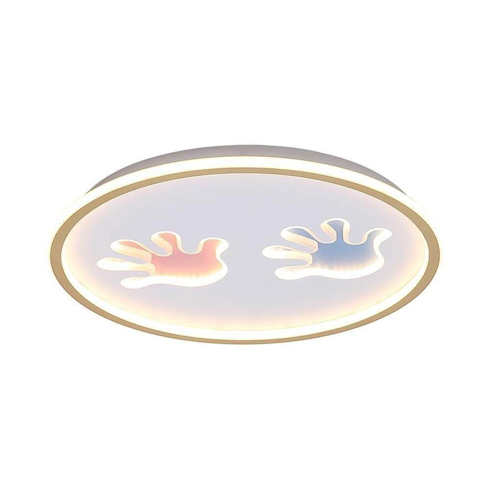 Nordic Playful Hands LED Flush Mount Ceiling Light for Kids Room