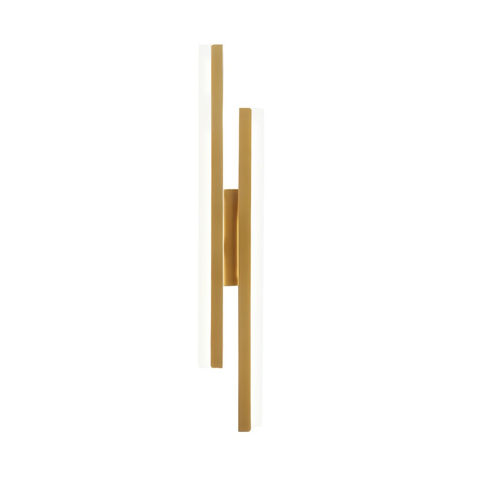 Modern 2-Light Linear LED Wall Sconce with 3-Step Dimming