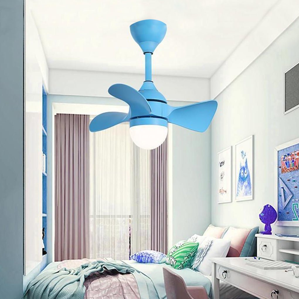 Dimmable Nordic LED Ceiling Fan Light with Remote Control