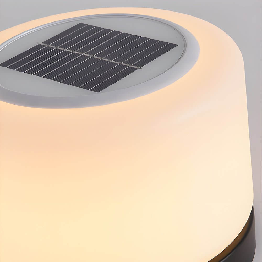 Modern Cylindrical LED Dimmable Post Lamp for Outdoor Pillar Tops