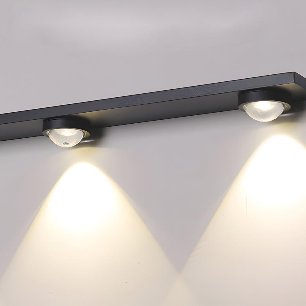 Modern Black Aluminum Wall-Washing LED Ceiling Light - 3/4/5 Light