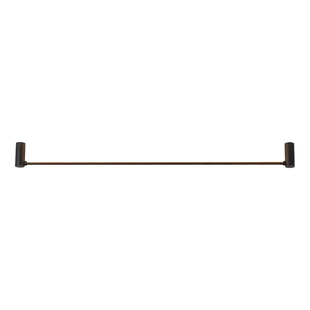 Modern Black LED Linear Ceiling Light - Adjustable 330° Rotation