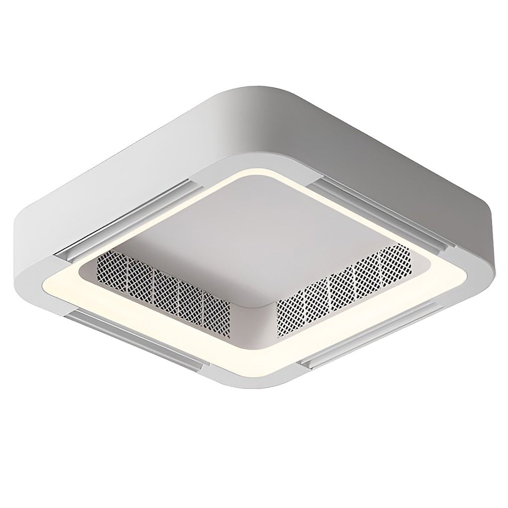 Modern Bladeless Ceiling Fan with LED Light & Remote Control