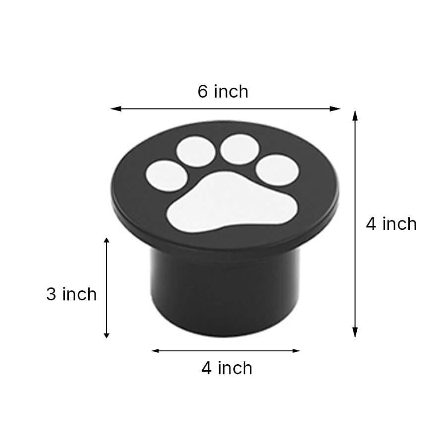 Cat Paw Print LED Recessed Deck Lights - Outdoor Ground Lighting