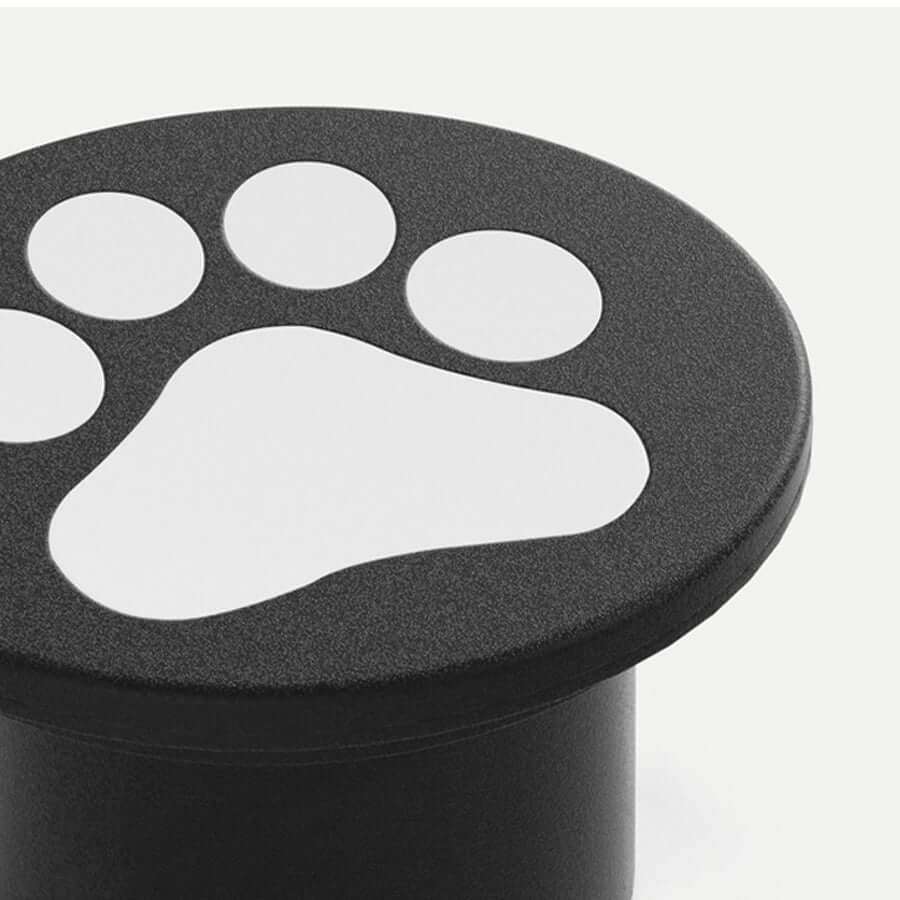 Cat Paw Print LED Recessed Deck Lights - Outdoor Ground Lighting