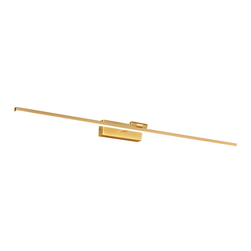 Modern Adjustable LED Bathroom Vanity Light with Copper Finish