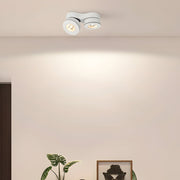 Modern Double Head Rotating Spotlight - Adjustable Metal Ceiling Light