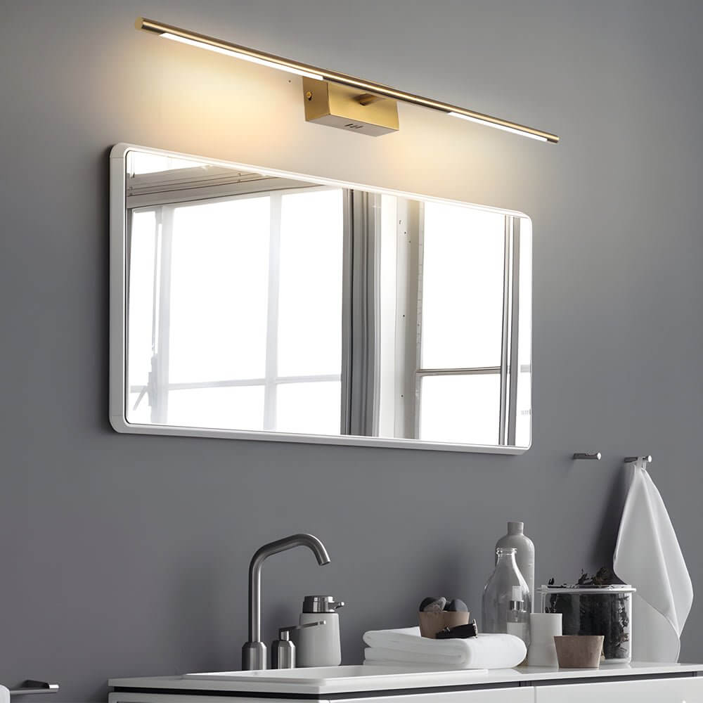Gold LED Bathroom Vanity Light – Modern Wall Mount, 23.6" & 39.4"