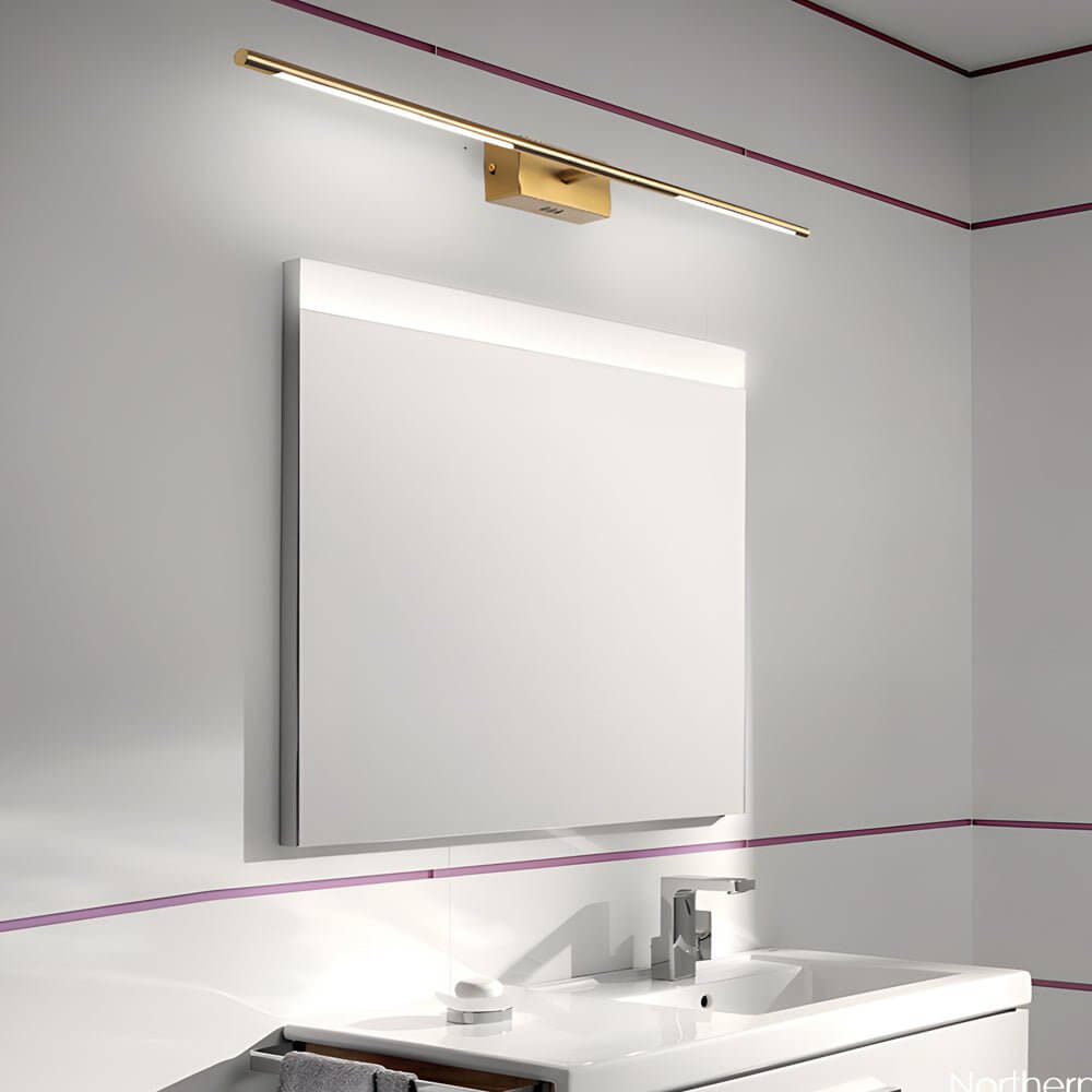 Gold LED Bathroom Vanity Light – Modern Wall Mount, 23.6" & 39.4"