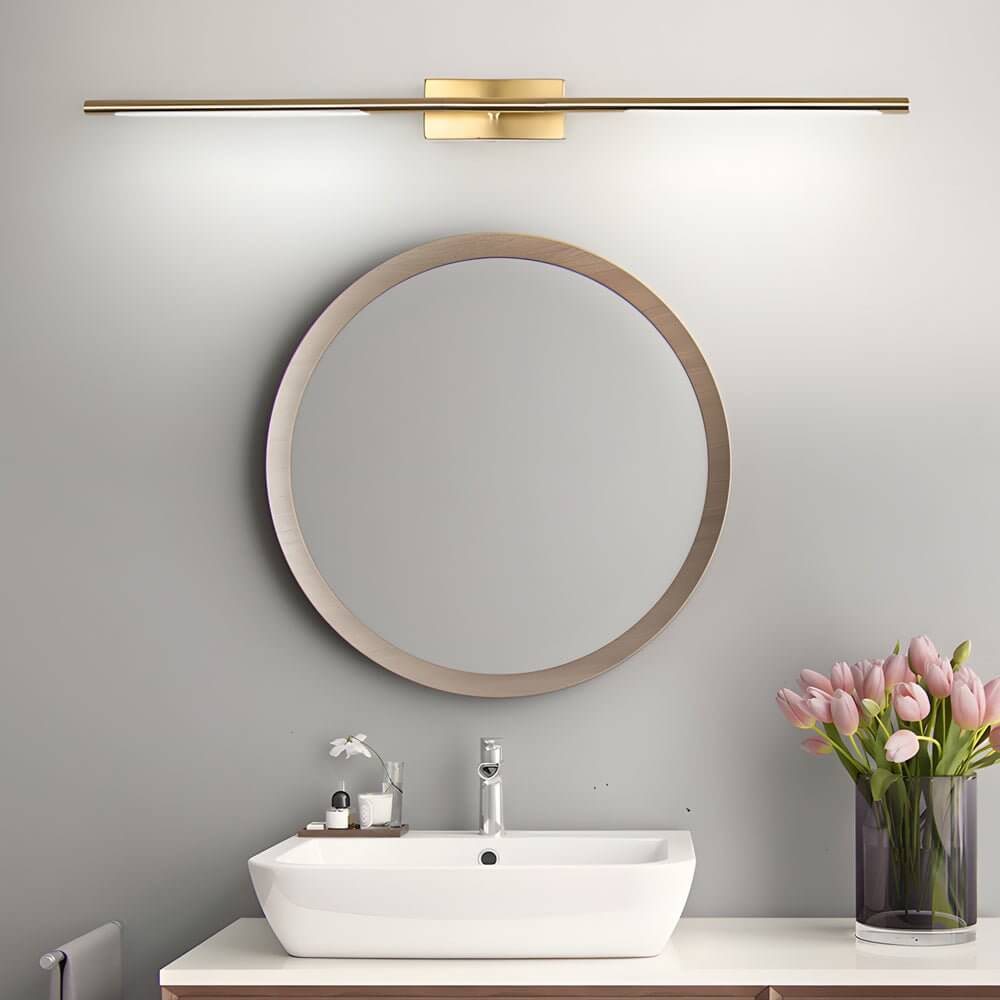 Gold LED Bathroom Vanity Light – Modern Wall Mount, 23.6" & 39.4"