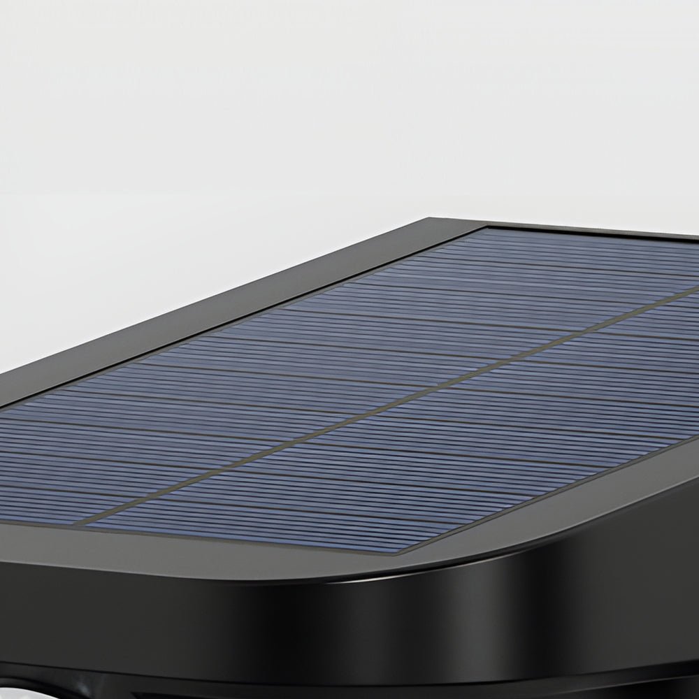 Modern Solar Wall Light with Motion Sensor – Black & White Finish