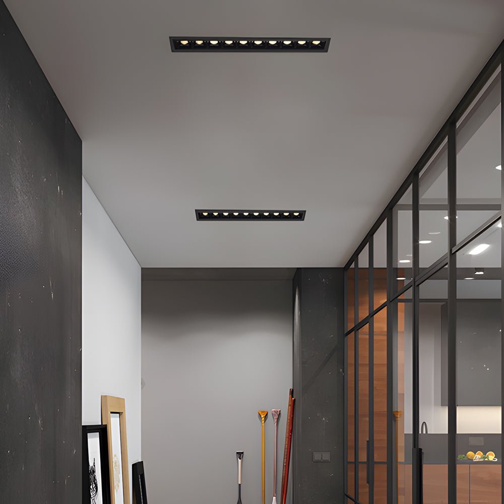 Modern Linear Recessed LED Downlight – 1/2/5/10/15 Lights