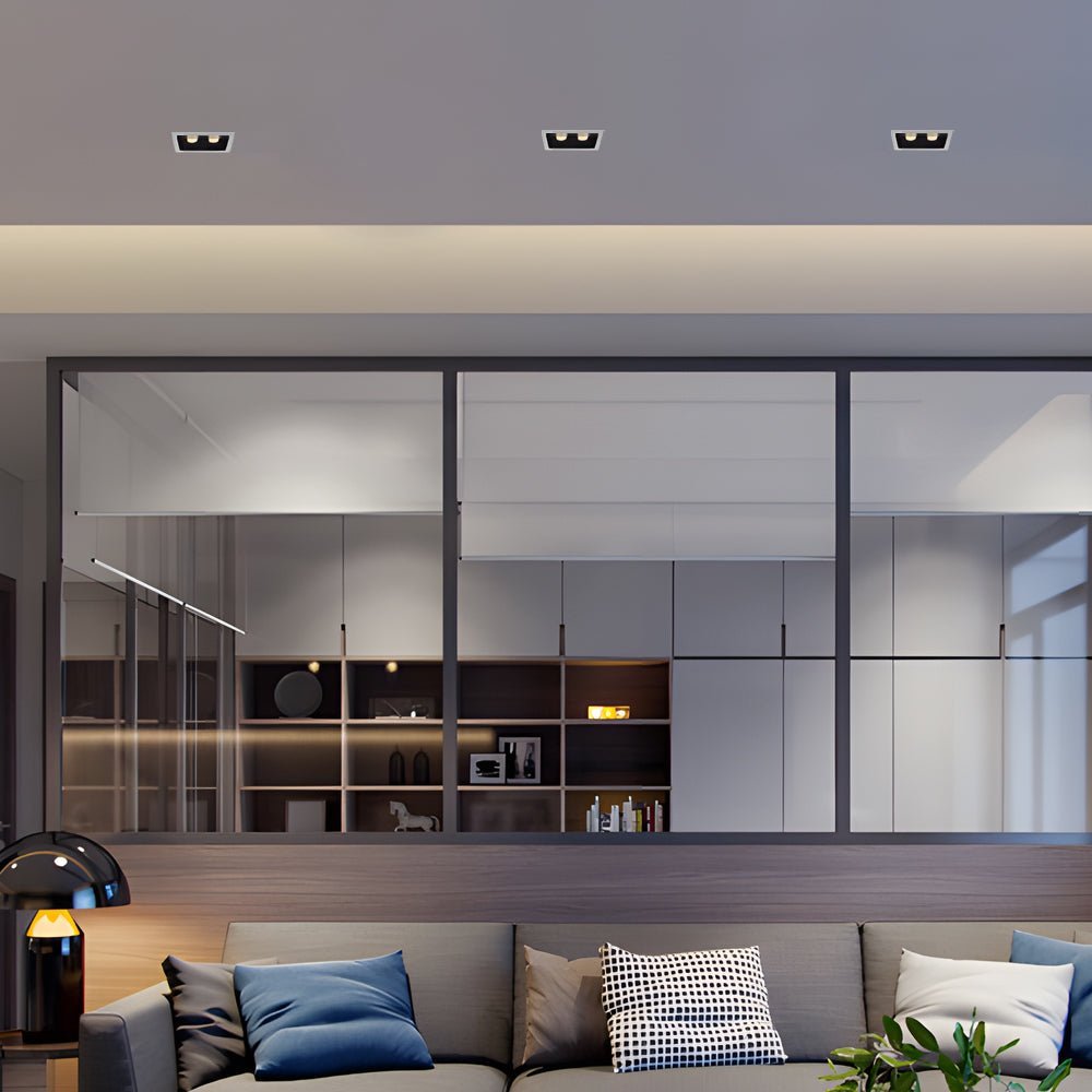 Modern Linear Recessed LED Downlight – 1/2/5/10/15 Lights