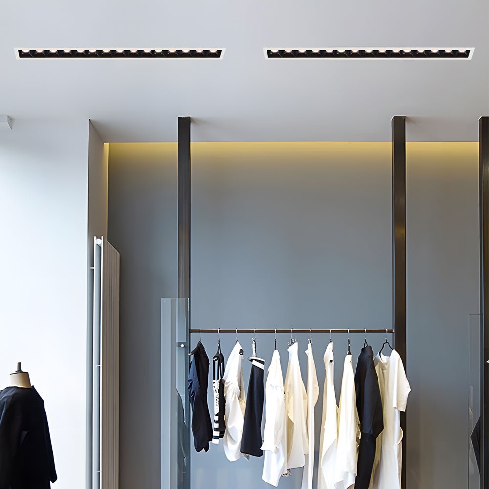 Modern Linear Recessed LED Downlight – 1/2/5/10/15 Lights
