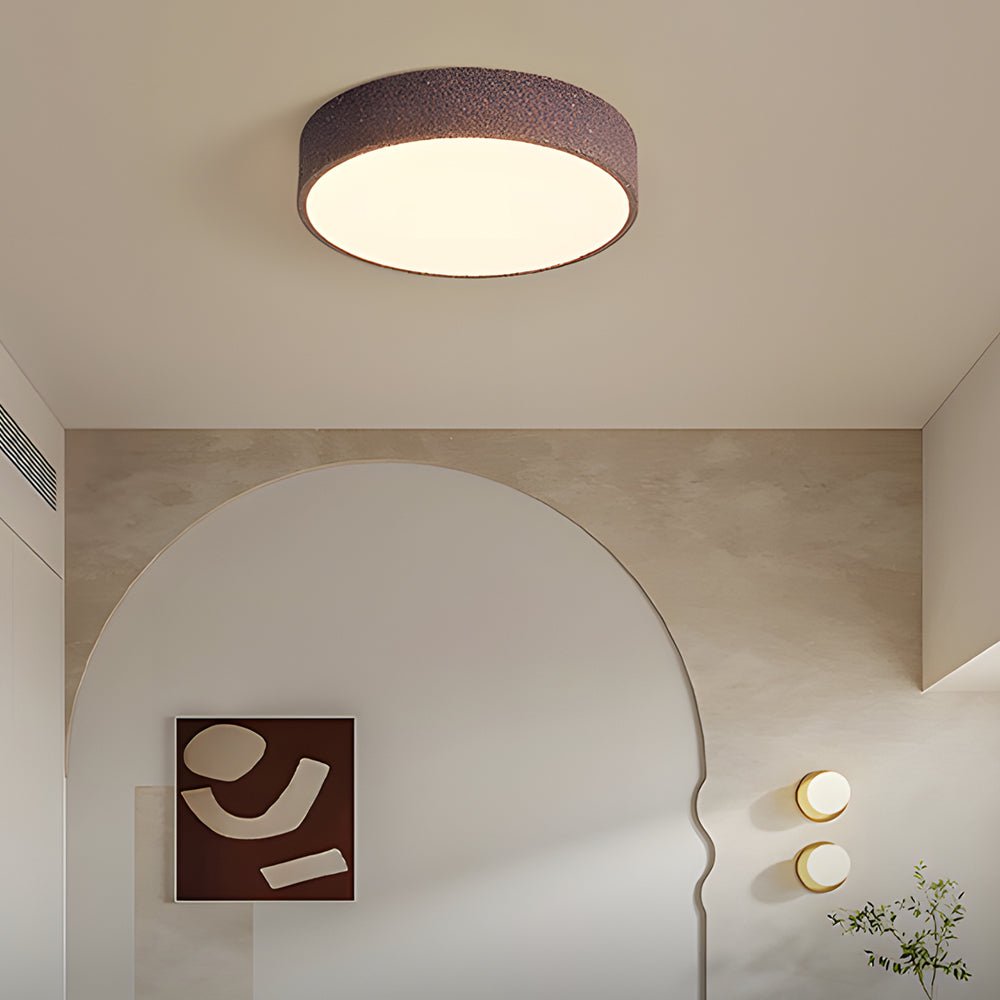 Nordic LED Flush Mount Ceiling Light - Round or Square Metal