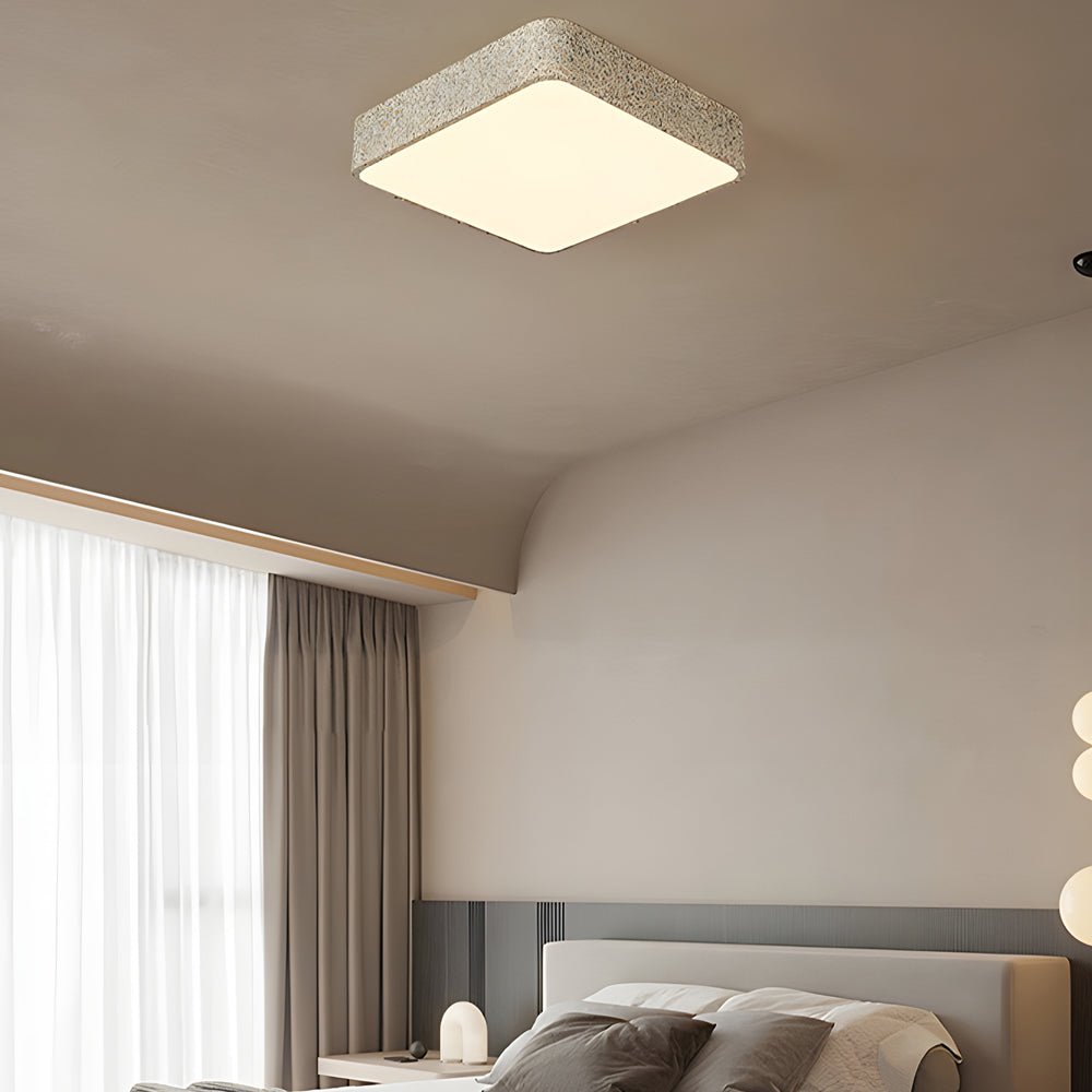 Nordic LED Flush Mount Ceiling Light - Round or Square Metal