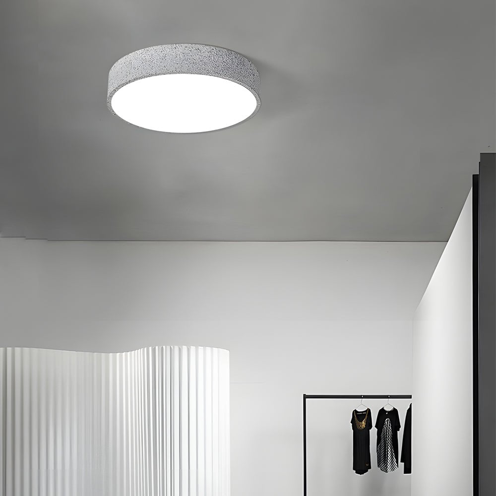 Nordic LED Flush Mount Ceiling Light - Round or Square Metal