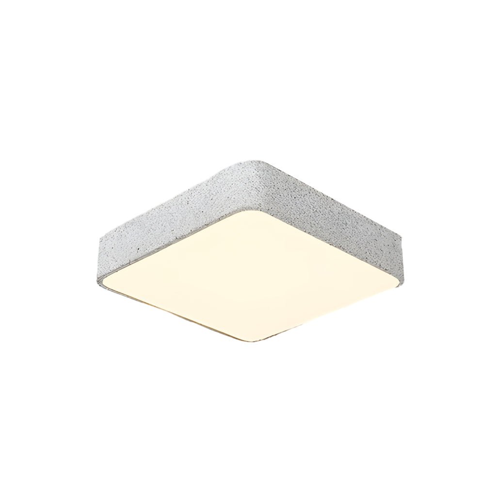 Nordic LED Flush Mount Ceiling Light - Round or Square Metal