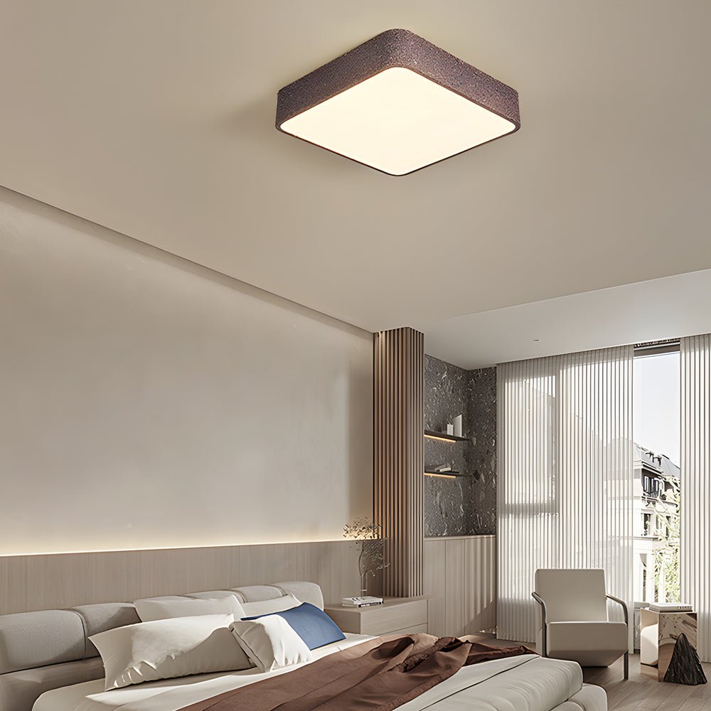 Nordic LED Flush Mount Ceiling Light - Round or Square Metal