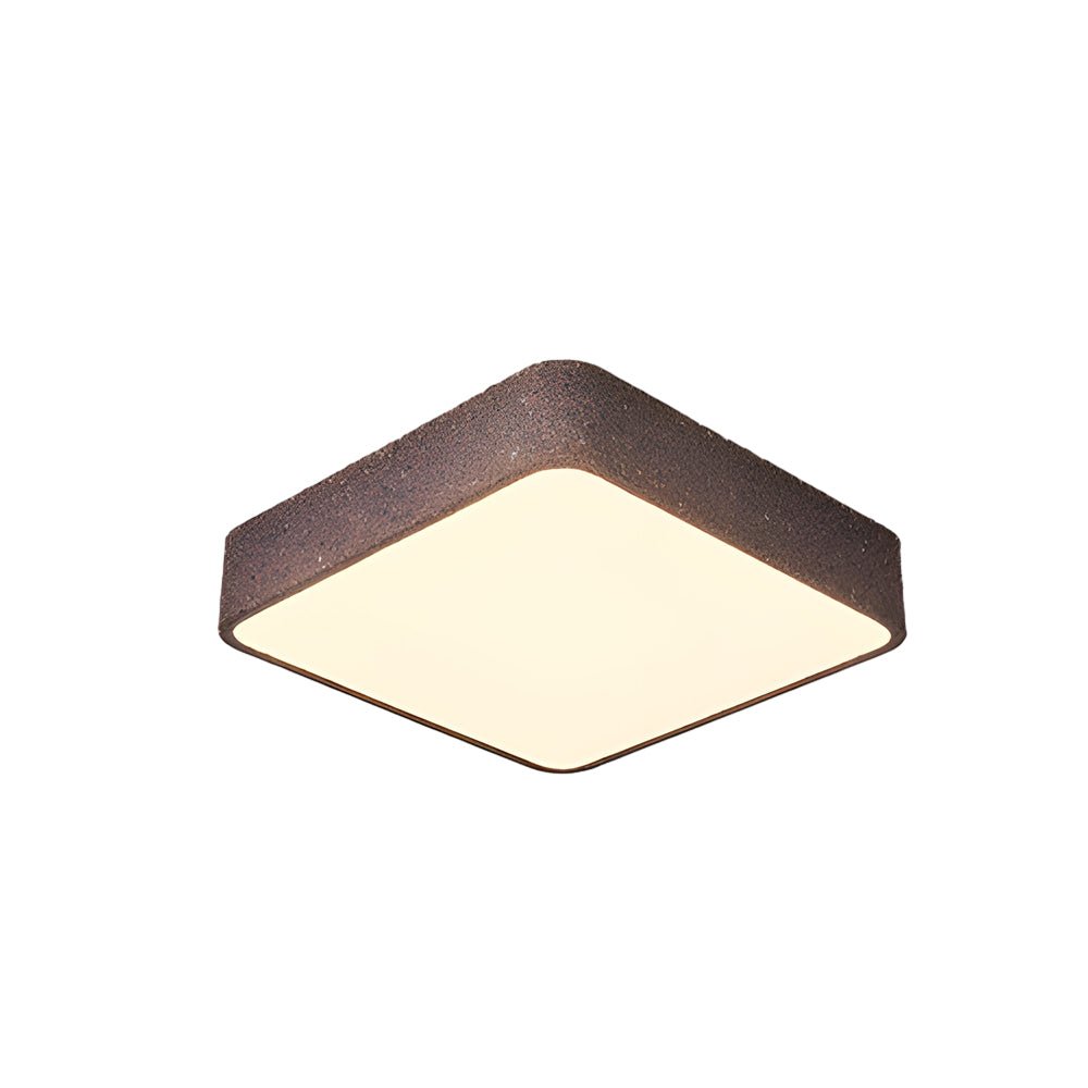 Nordic LED Flush Mount Ceiling Light - Round or Square Metal