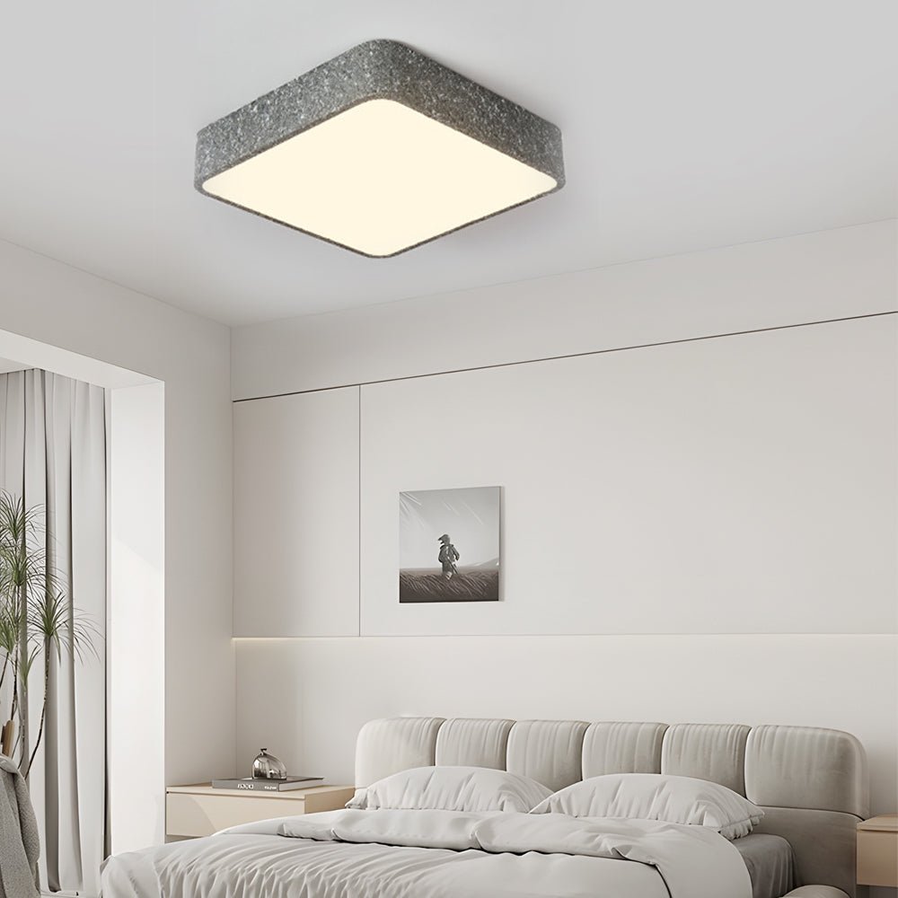 Nordic LED Flush Mount Ceiling Light - Round or Square Metal