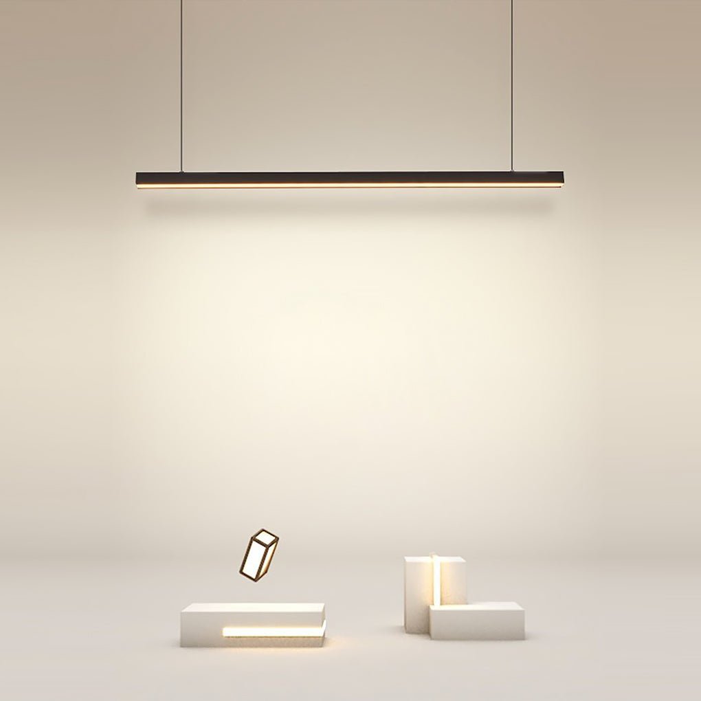 Modern Linear Pendant Light - Aluminum & PMMA Chandelier