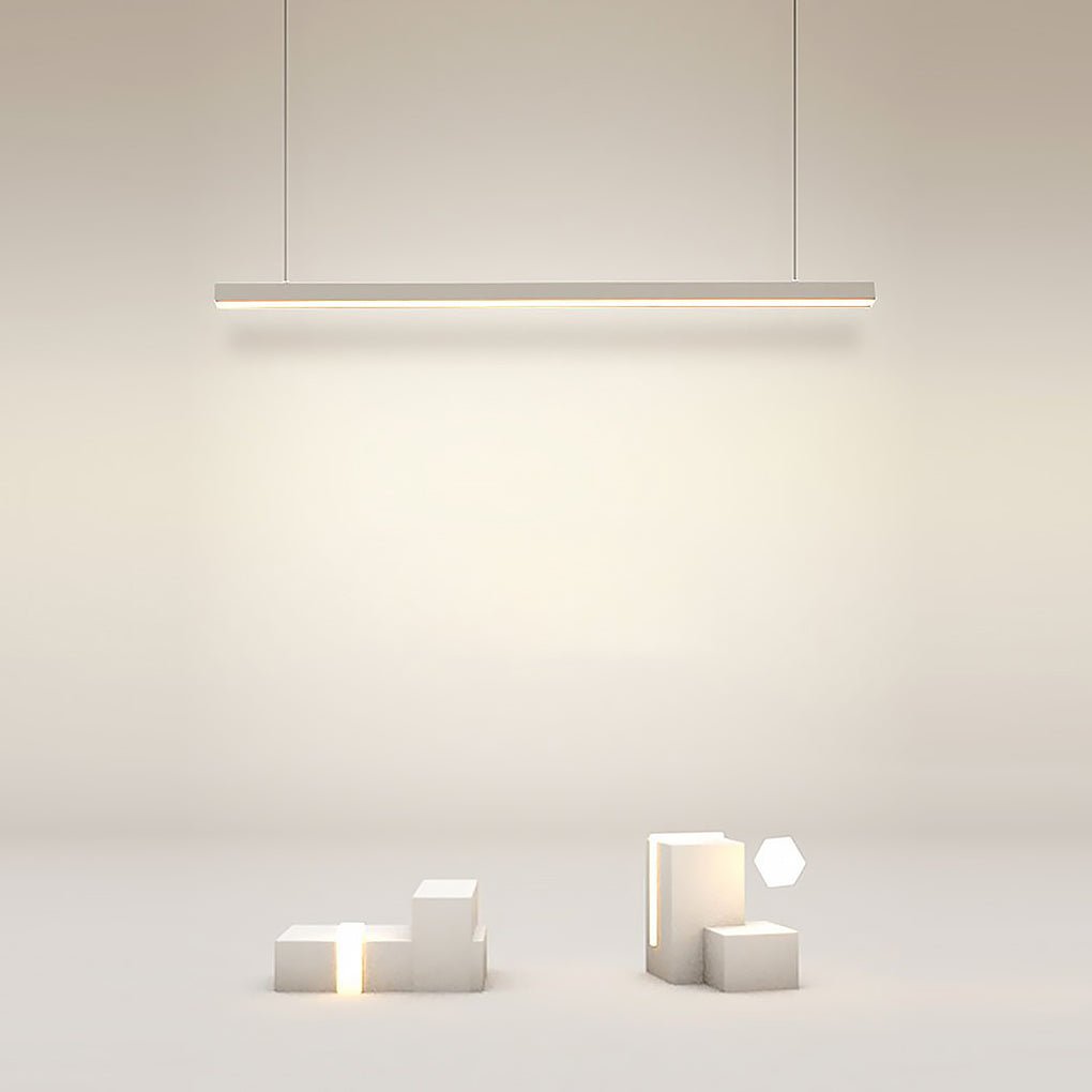 Modern Linear Pendant Light - Aluminum & PMMA Chandelier