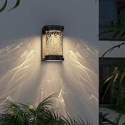 Modern Cylindrical Glass LED Outdoor Wall Light