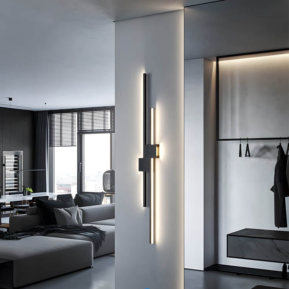 Modern Linear LED Wall Light – Iron & Acrylic Ambient Lighting