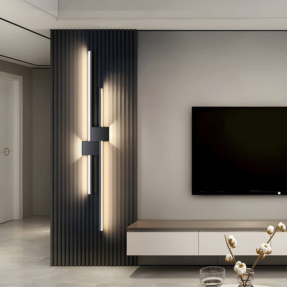 Modern Linear LED Wall Light – Iron & Acrylic Ambient Lighting