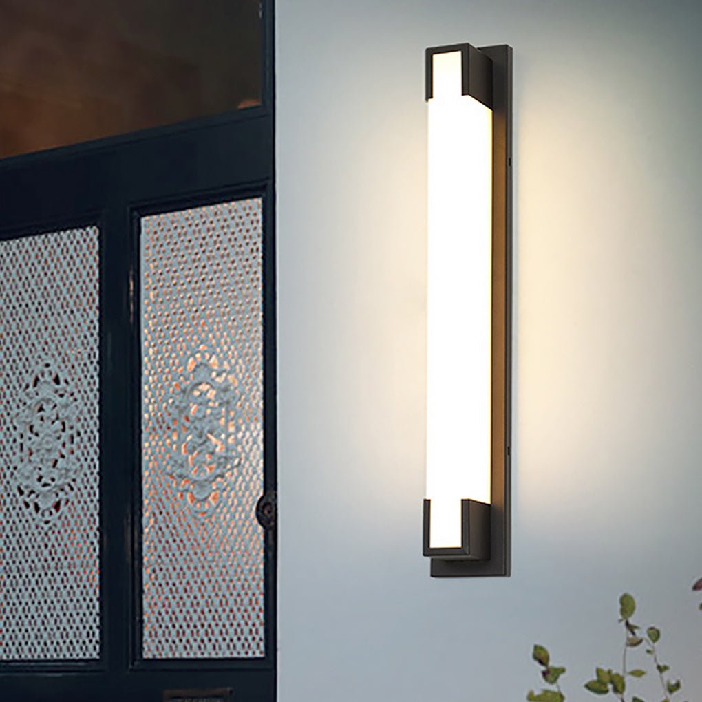 Modern Rectangular Waterproof LED Outdoor Wall Light