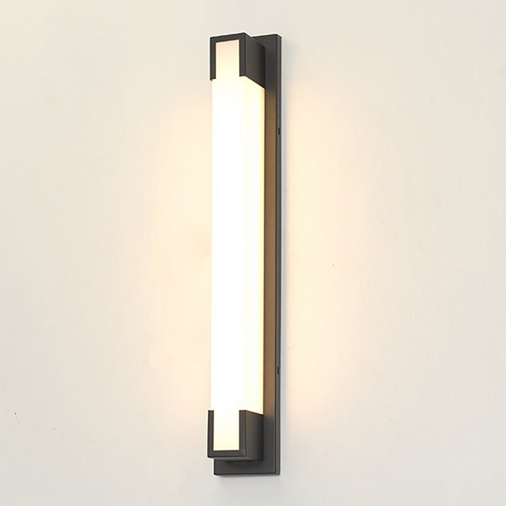 Modern Rectangular Waterproof LED Outdoor Wall Light