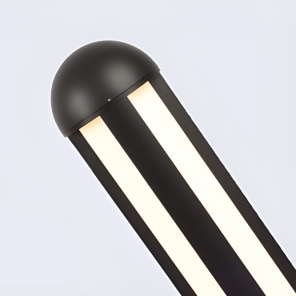 Modern LED Cylindrical Bollard Pathway Light - Aluminum & PC