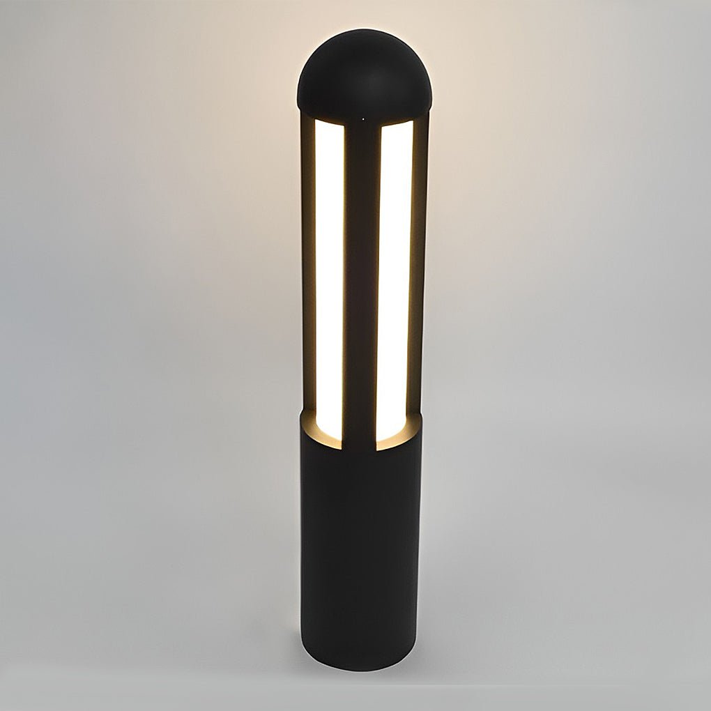 Modern LED Cylindrical Bollard Pathway Light - Aluminum & PC