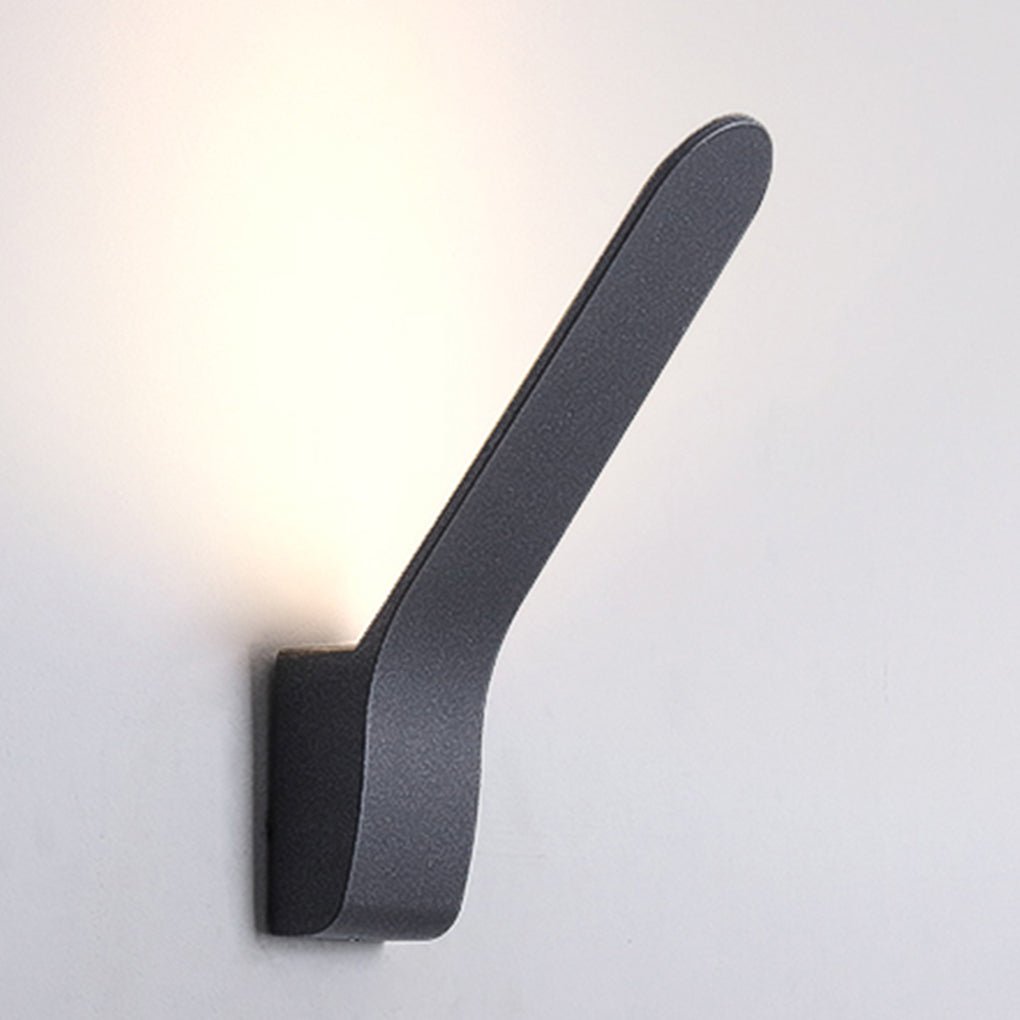 Modern Minimalist LED Outdoor Wall Light Waterproof Aluminum Glass