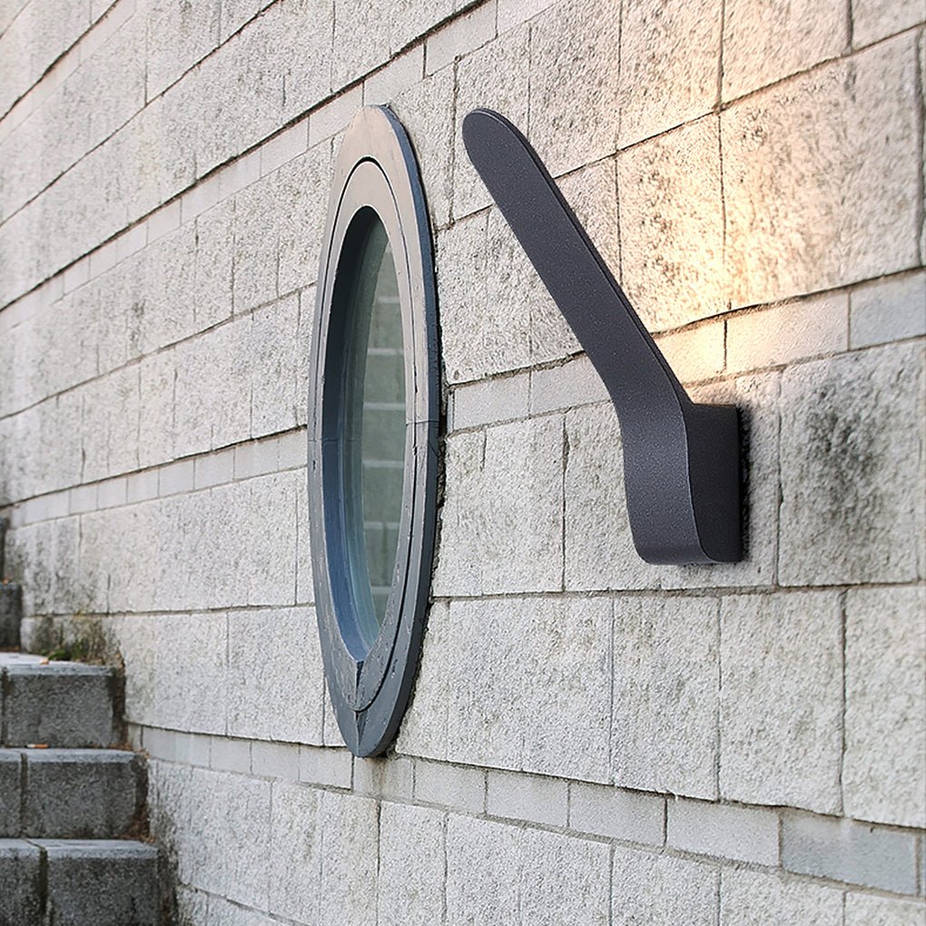 Modern Minimalist LED Outdoor Wall Light Waterproof Aluminum Glass