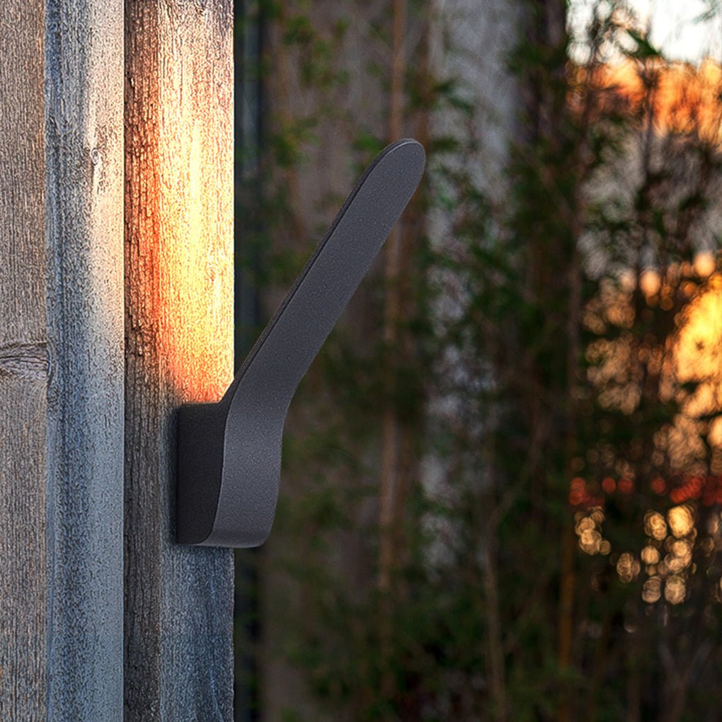 Modern Minimalist LED Outdoor Wall Light Waterproof Aluminum Glass