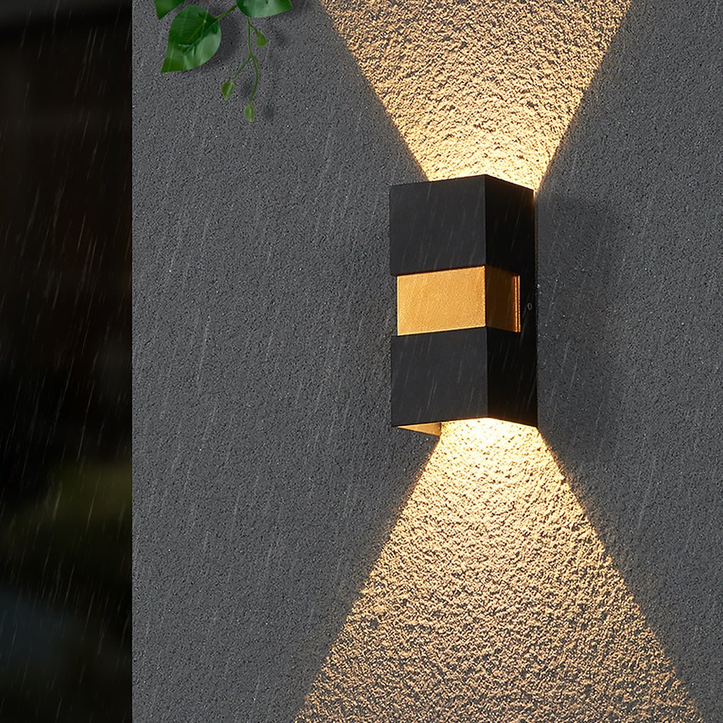 Minimalist Outdoor LED Wall Light – Aluminum & Glass Waterproof