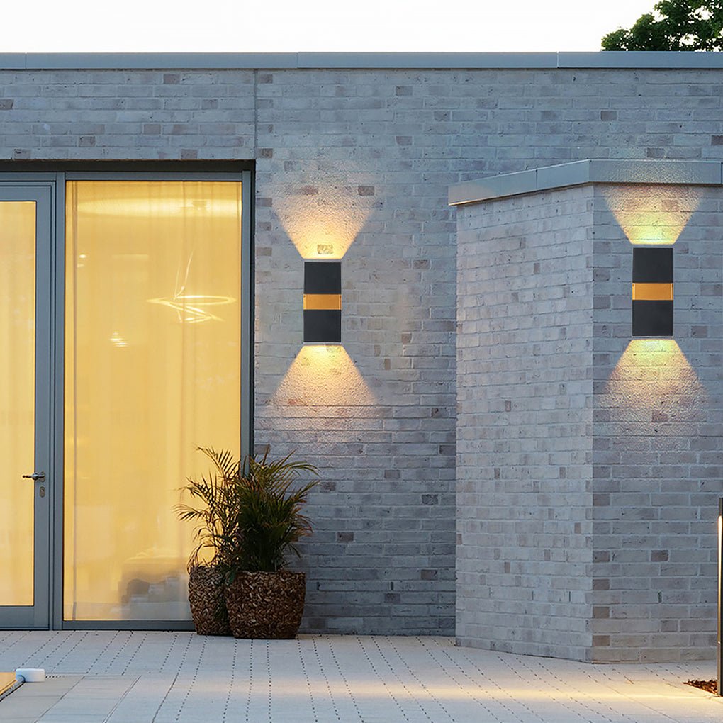Minimalist Outdoor LED Wall Light – Aluminum & Glass Waterproof