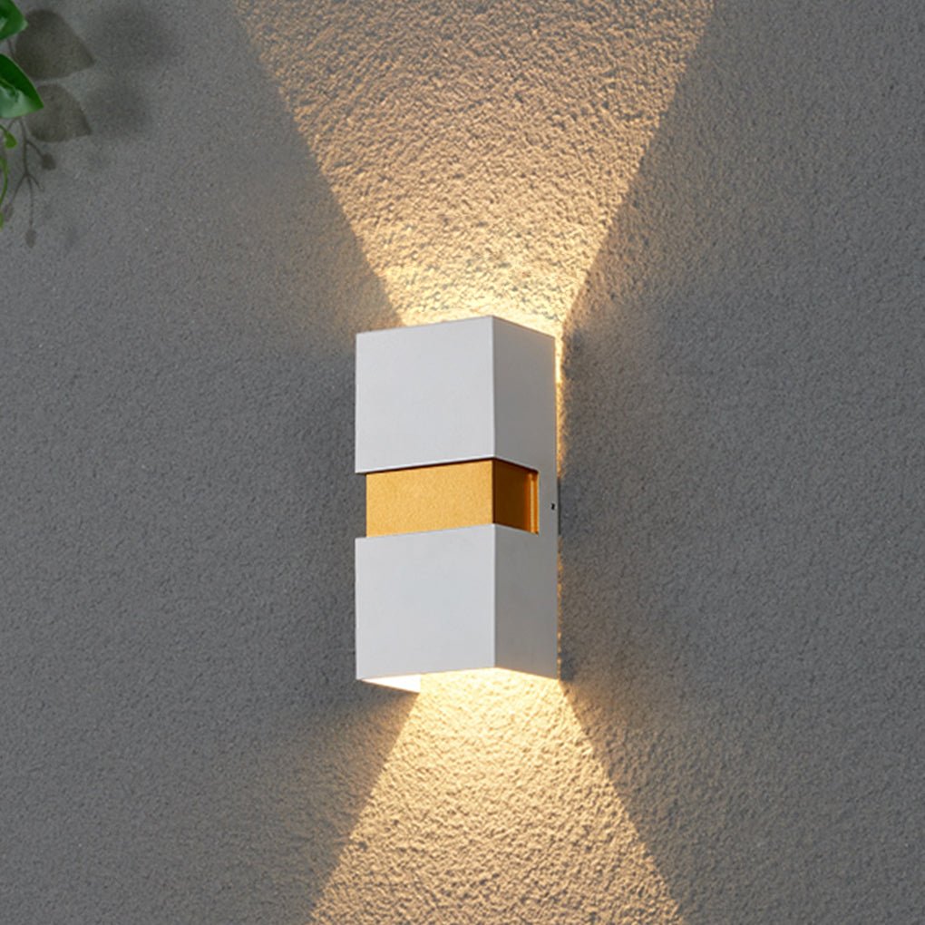 Minimalist Outdoor LED Wall Light – Aluminum & Glass Waterproof