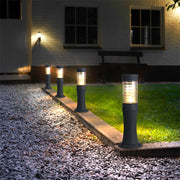 Modern Minimalist Aluminum Bollard Light for Outdoor Landscapes