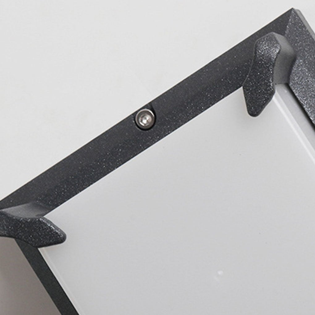 Modern Minimalist Outdoor LED Wall Light - Waterproof Black Aluminum